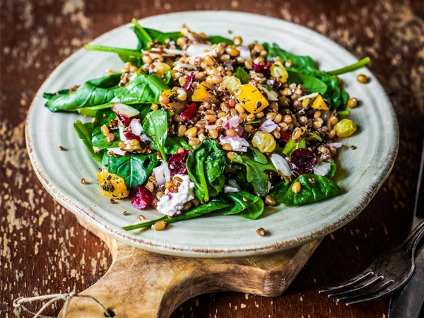 Healthy Monsoon Recipe: Quinoa with Greens