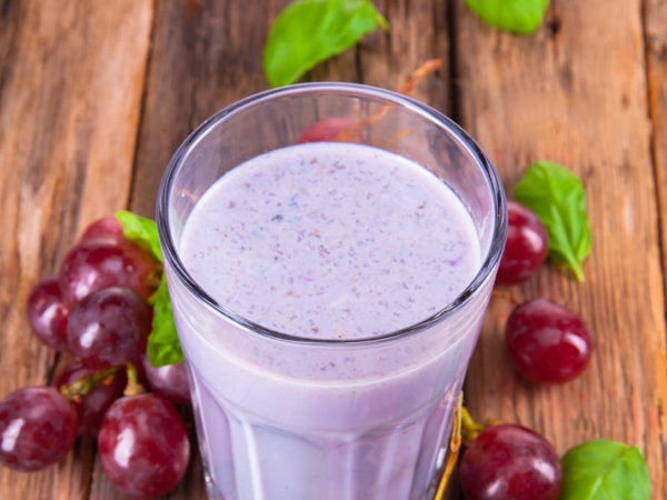 Calcium-Rich Recipe: Grape Lassi
