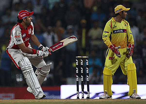 Yuvraj with a reverse sweep