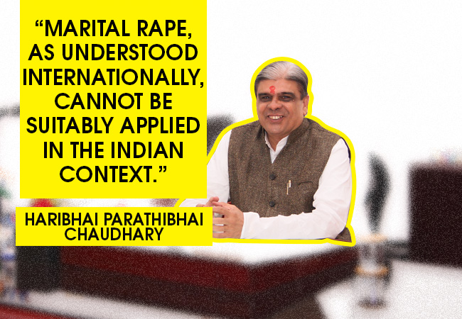 haribhai chaudhary marital rape