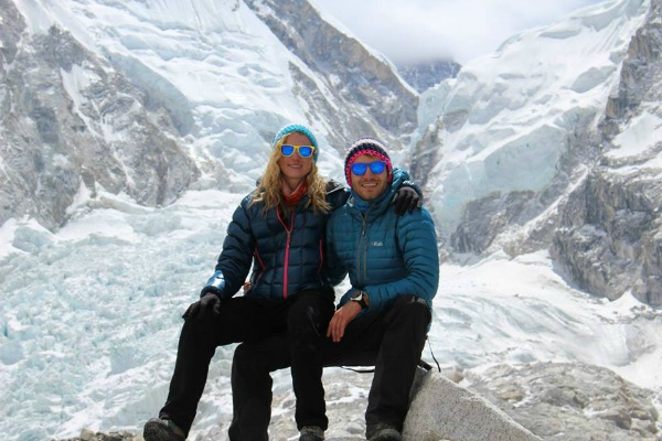 rhe couple at everest