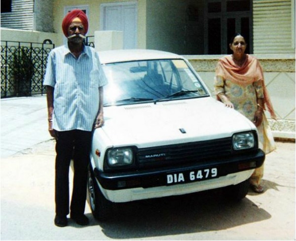 couple with first maruti