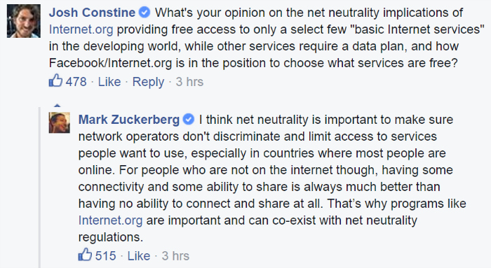 zuckerberg net neutrality india