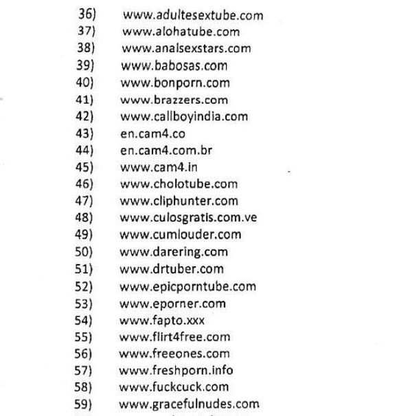 Free Porn Sites List