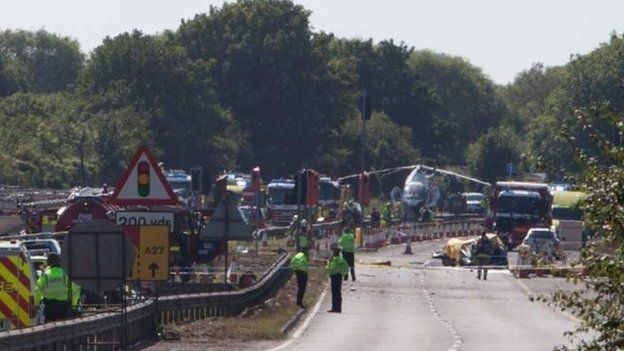 UK airshow plane crash