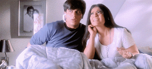 SRK and Kajol cute
