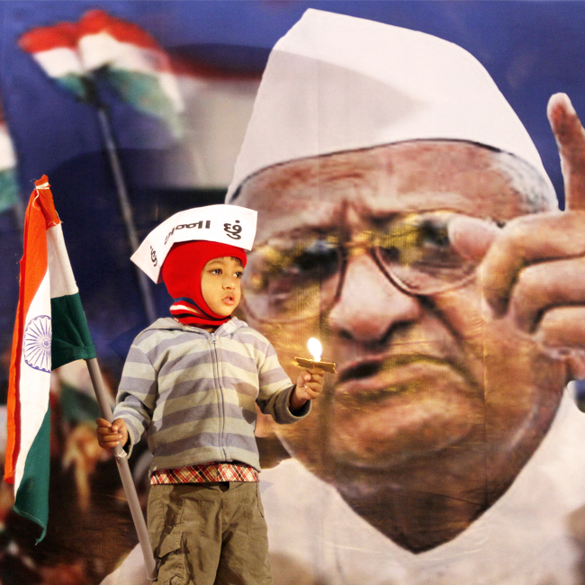 Anna Hazare corruption campaign