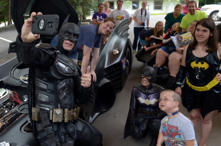 Huntington Batman Comes To The Rescue Of A Child, After Baltimore Batman  Passes Away
