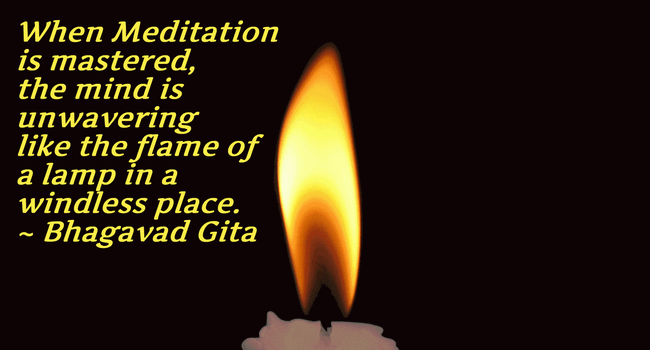 Bhagavad Gita Quotes on Meditation