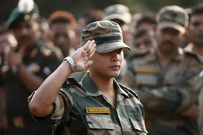 indian army salute
