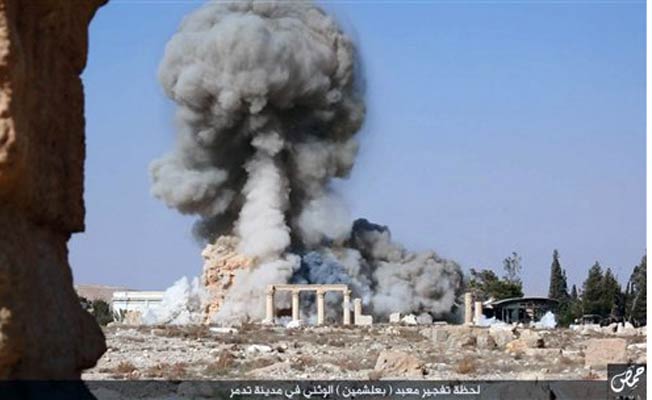 ISIS blows up Palmyra