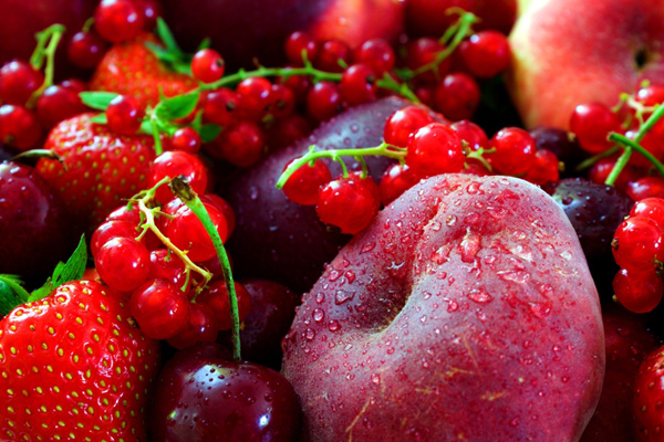 Red Coloured Fruits And Vegetables