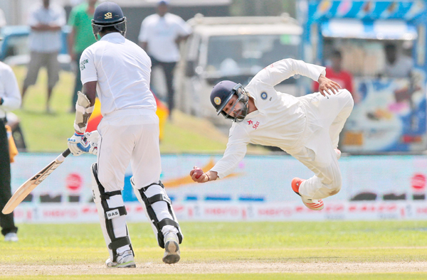 Rohit Sharma's catch at short leg