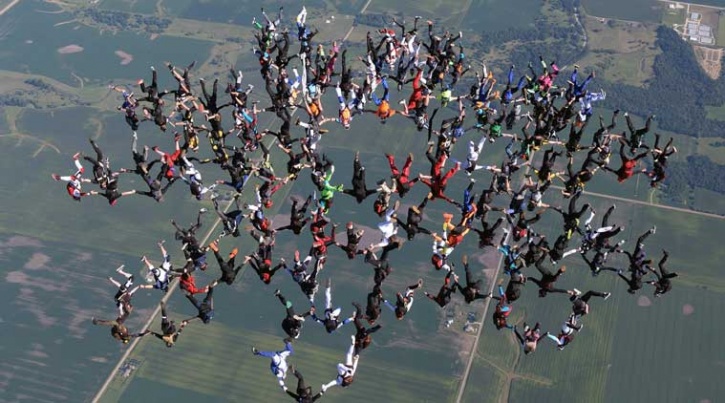World Record Skydiving