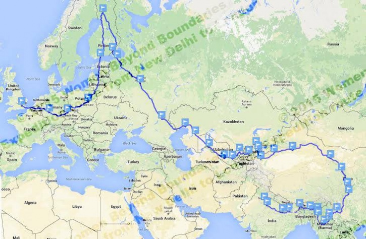 Covering 17 Countries in 97 Days By Road