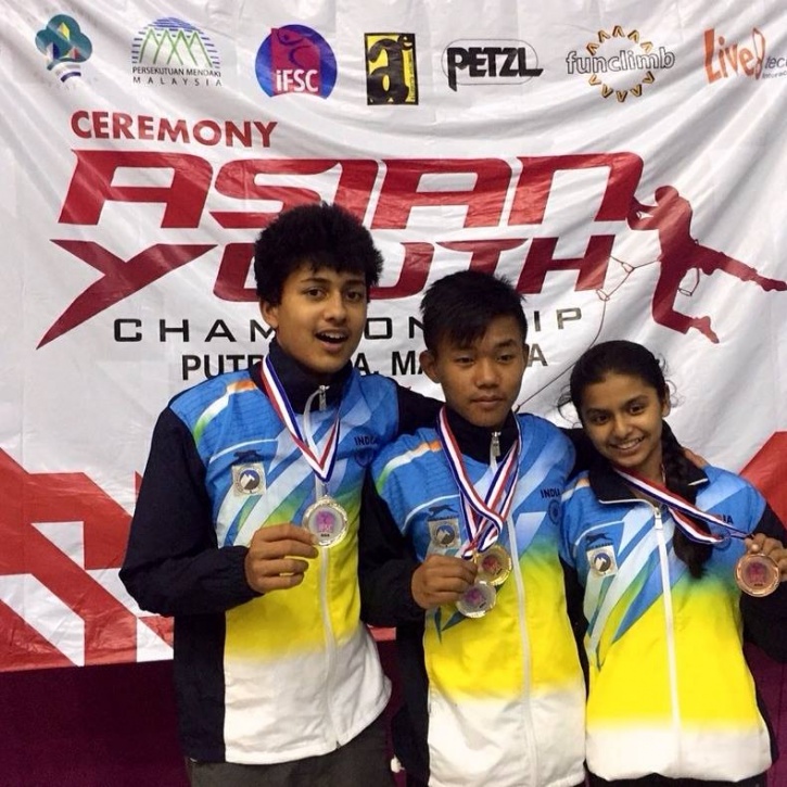 Young Climbers Make India Proud. Win Four Medals, Including A Gold, At ...