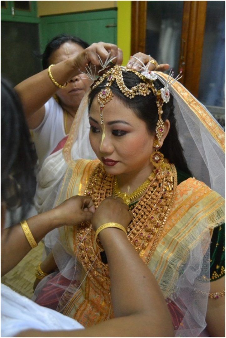 Northeast India embraces bridal beauty trends rooted in distinct traditions  and influenced by their weaves, according to makeup artists from the region  | Vogue India