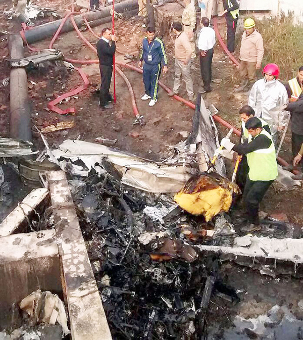 BSF aircraft crashes