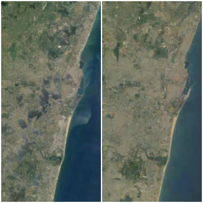 Destruction Of Lakes, Rivers And Flood Plains. Satellite Images Show How Chennai Brought Upon The Floods On Itself