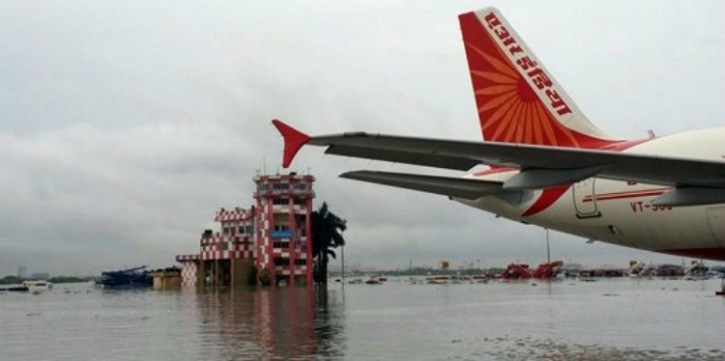 Chennai Airport Flooding