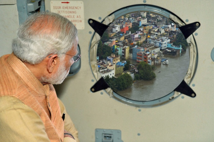 Modi Visits Flood Affected Chennai