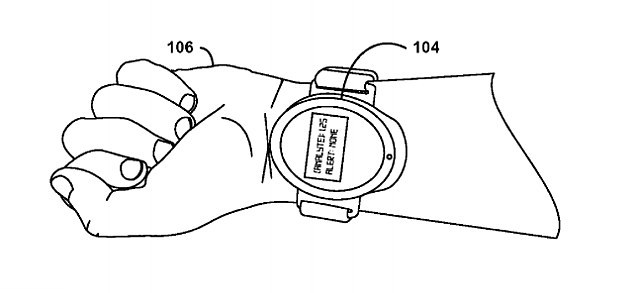 Google patent for smartwatch to draw blood