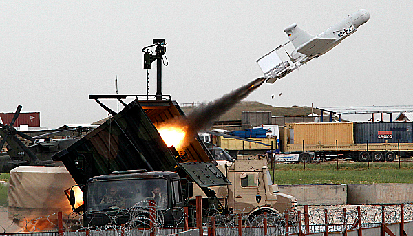 firing unmanned drone