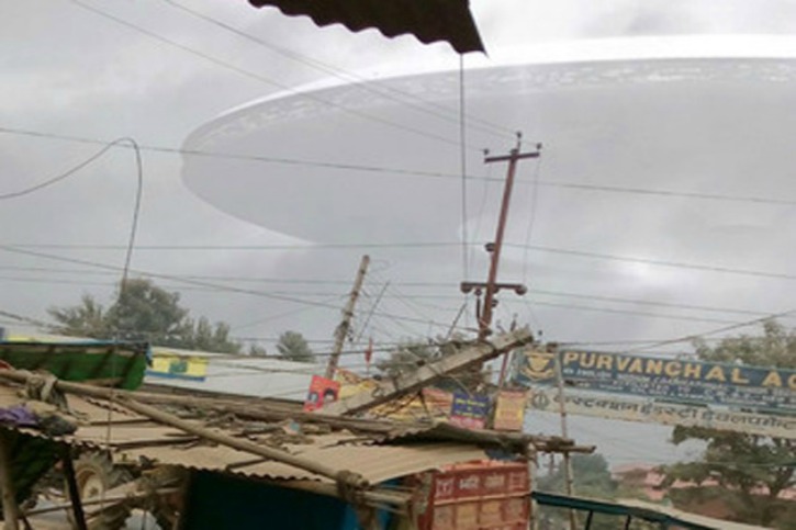 These Images Making Rounds On Social Media Claims UFO Sighting In UP