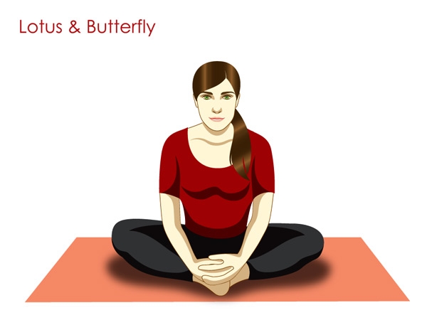 Butterfly asana hi-res stock photography and images - Page 2 - Alamy