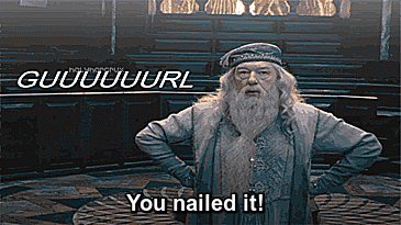 Nailed it by dumbledore
