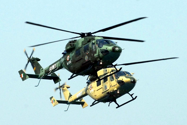 Helicopters on republic day
