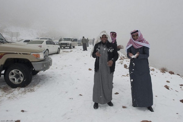 snow in saudi arabia