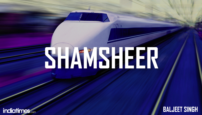 Shamsheer Indian Bullet train name