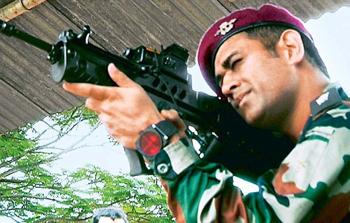 MS Dhoni was conferred the honorary rank of lieutenant colonel in November 2011.
