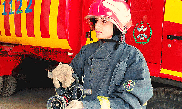 Pakistan first female firefighter