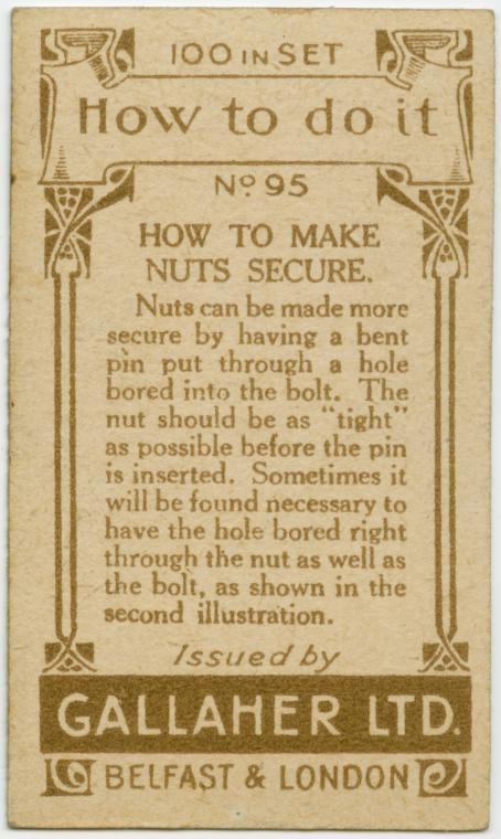 How To Make Nuts Secure
