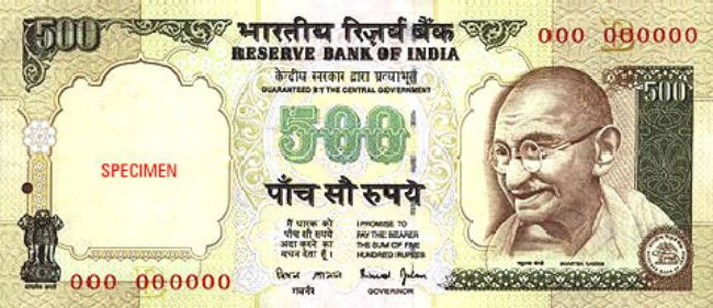 500-Rupee Notes Rain Down Near Banke Bihari Temple 