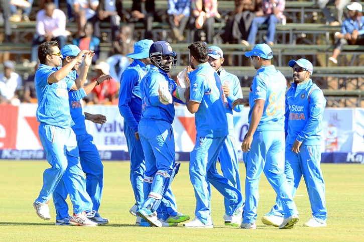 India Punch Zimbabwe Hard, Win 1st T20I By 54 Runs