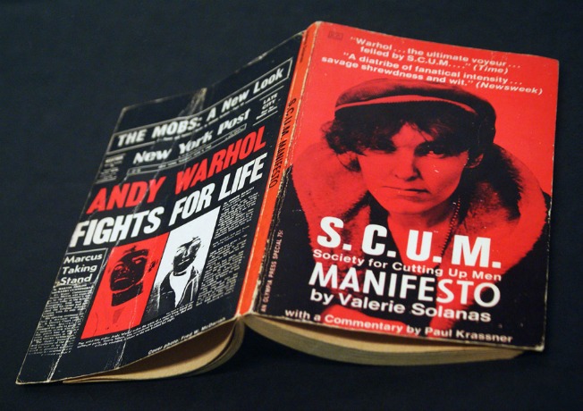 Valerie Solanas wrote the SCUM manifesto