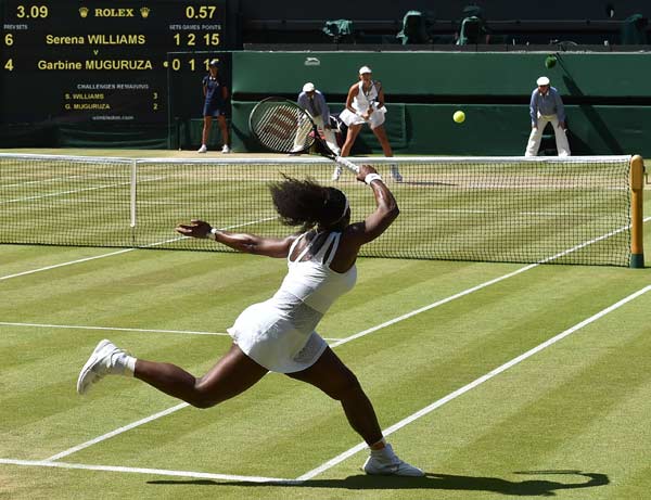 Serena Williams Wimbledon 2015 AFP