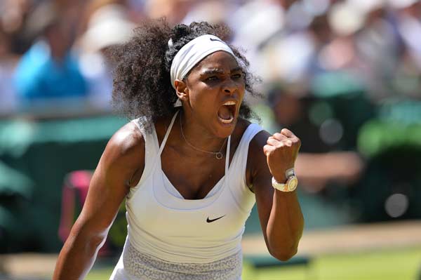 Serena Williams Wimbledon 2015 AFP