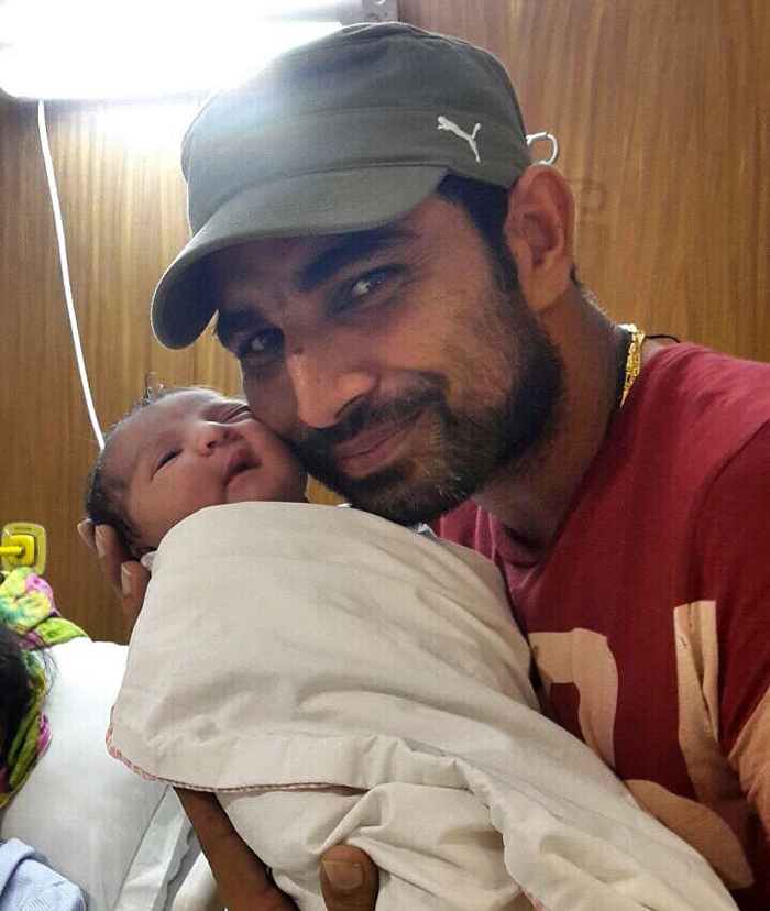 Mohammed Shami became a father on the occasion of Eid.
