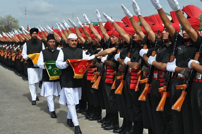 Young Kashmiri Soldiers in passing out parade in Srinagar