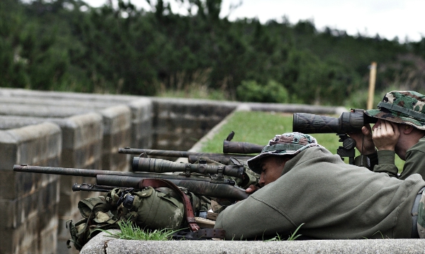 sniper rifle fire