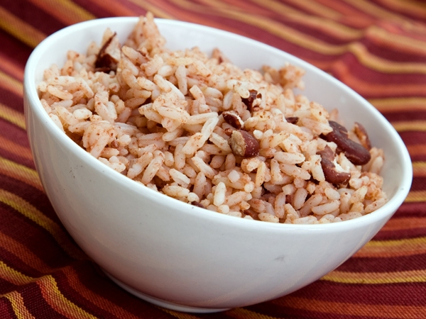 Coconut Rice With Beans