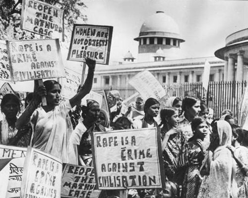 Protest outside the Supreme Court, New Delhi 