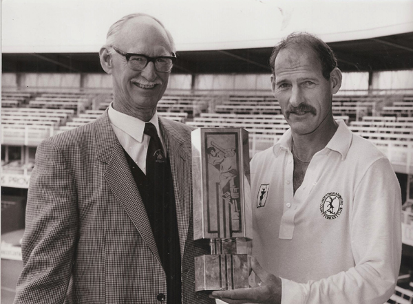 Clive Rice (right)