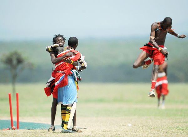 Maasai cricketers