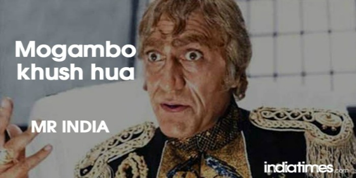 Epic Dialogue By Amrish Puri In Mr.India 