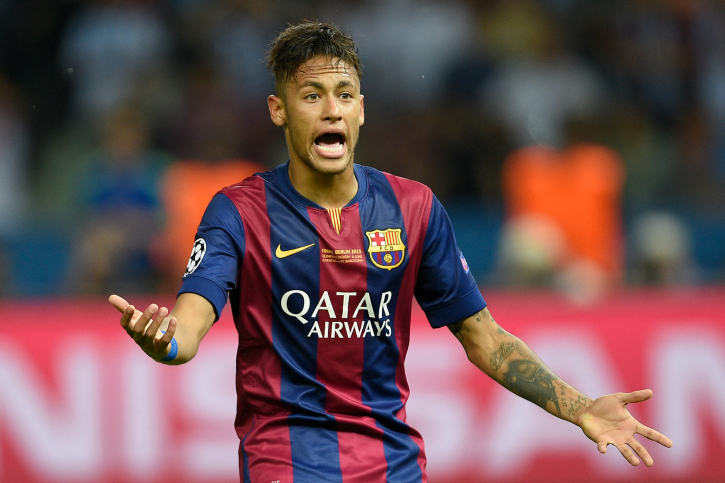 Neymar denied gaol ucl final